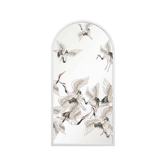 Typis Arched Stork Wall Mirror