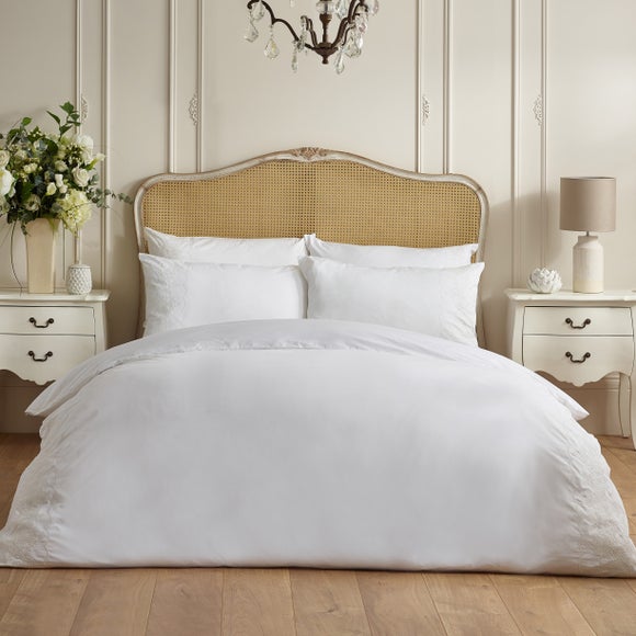 Dorma Coleton Broderie 100% Cotton Duvet Cover & Pillowcase Set, product image 10