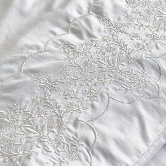 Dorma Coleton Broderie 100% Cotton Duvet Cover & Pillowcase Set, product image 8