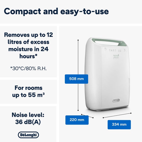 Delonghi 12L Tasciugo Ariadry Multi Dehumidifier