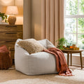 Adella Sherpa Square Bean Bag Chair