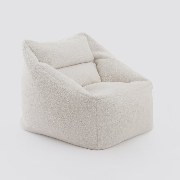 Adella Sherpa Square Bean Bag Chair