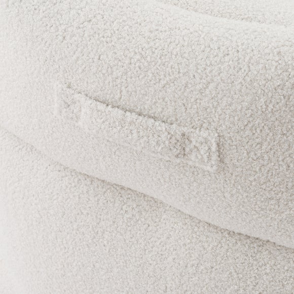 Adella Sherpa Square Bean Bag Chair