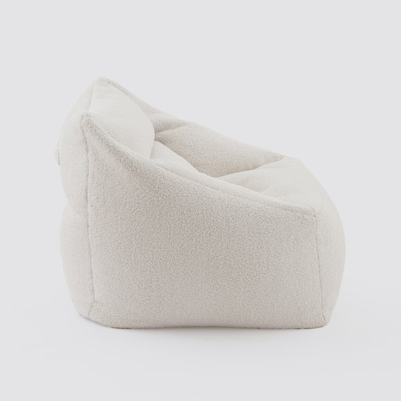 Adella Sherpa Square Bean Bag Chair