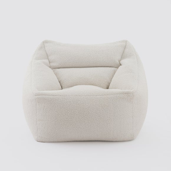 Adella Sherpa Square Bean Bag Chair