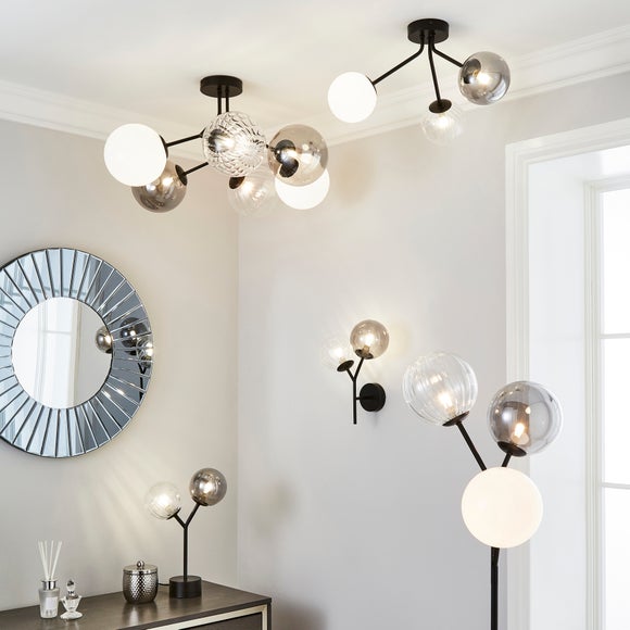 Nila 6 Light Semi Flush Ceiling Light