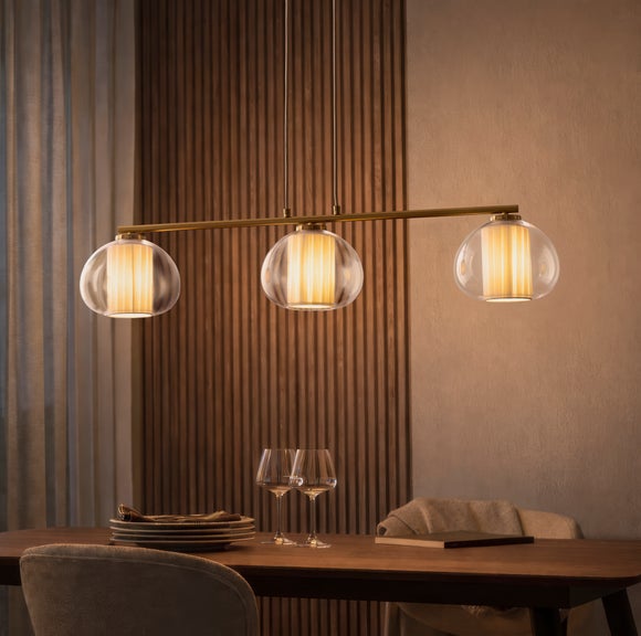Harnell 3 Light Adjustable Diner Ceiling Light
