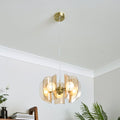 Curve 5 Light Adjustable Pendant Light