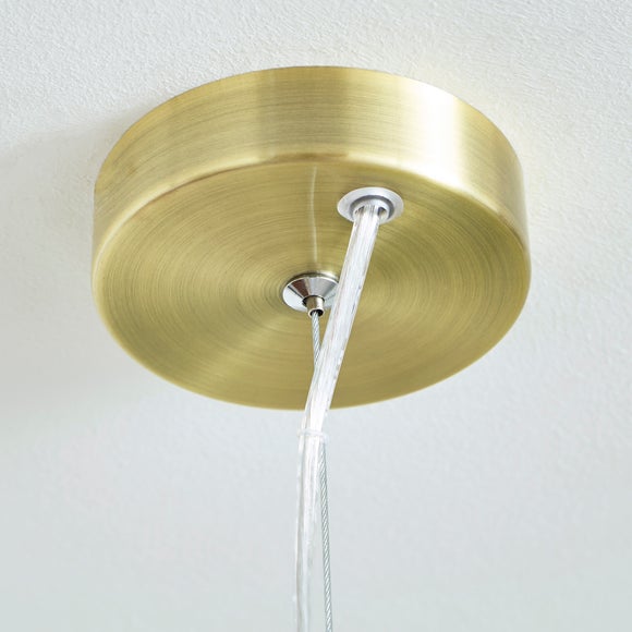 Curve 5 Light Adjustable Pendant Light