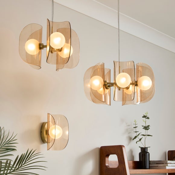 Curve 5 Light Adjustable Pendant Light