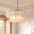 Everly 6 Light 2 Tier Adjustable Pendant Light
