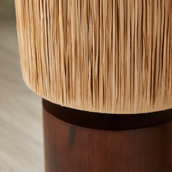 Niki Raffia Floor Lamp