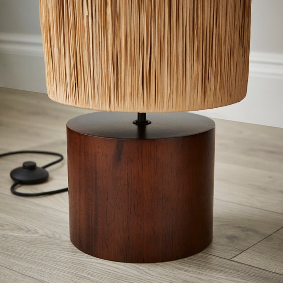 Niki Raffia Floor Lamp