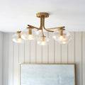 Vogue Jarred 5 Light Semi Flush Ceiling Light