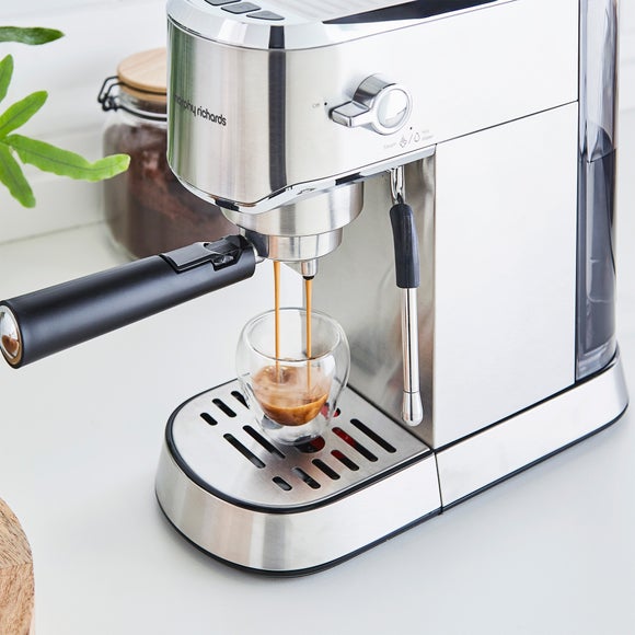 Morphy Richards Stainless Steel Traditional Compact Pump Espresso Coffee Machine
