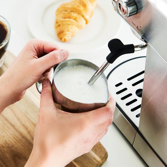 Morphy Richards Stainless Steel Traditional Compact Pump Espresso Coffee Machine
