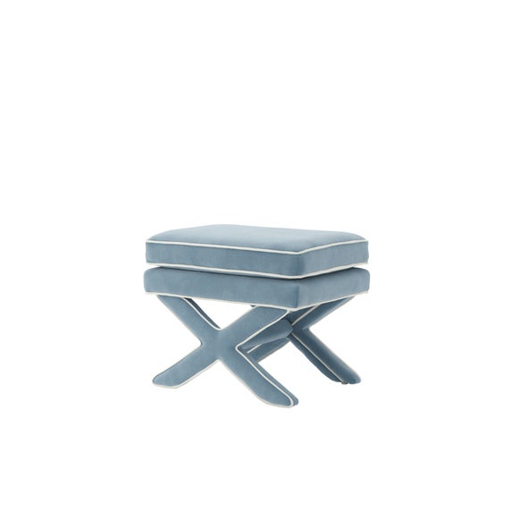 Rhode Velvet Footstool