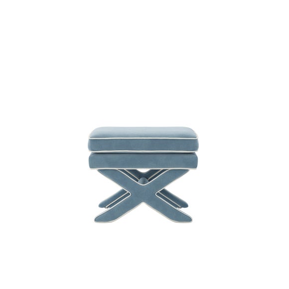 Rhode Velvet Footstool