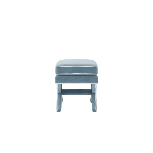Rhode Velvet Footstool