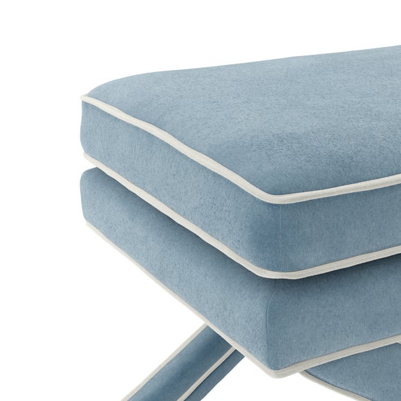 Rhode Velvet Footstool